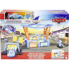 Disney Pixar Cars Colour Changers Dinoco Car Wash Playset