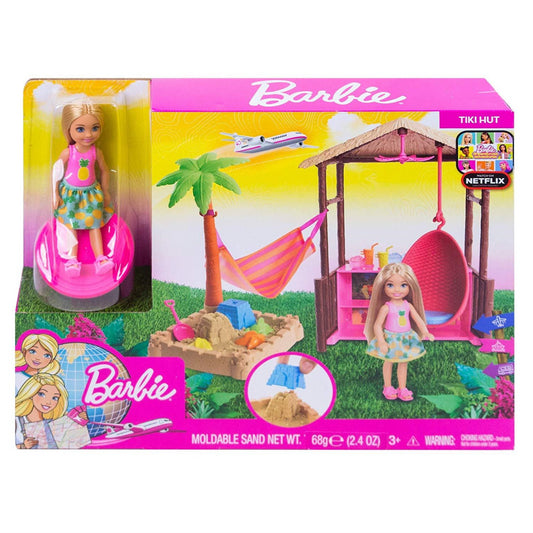 Barbie FWV24 Chelsea Tiki Playset with Small Blonde Doll - Maqio