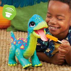 FurReal Snackin’ Sam the Bronto Interactive Animatronic Plush Toy