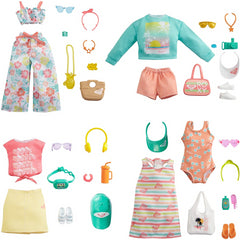 Barbie Clothes Fashion Pack By Roxy - Floral Outfit Bag & Accessories