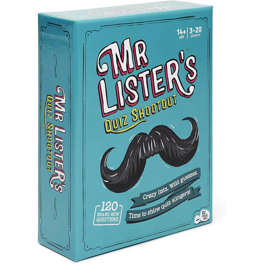 Big Potato Games Mr Lister's Quiz Shootout Perfect Card Game