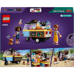 LEGO Friends 42606 Mobile Bakery Food Cart Toy Playset - Aliya and Jules