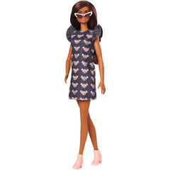 Barbie Fashionistas Doll with Mouse Print Dress Toy