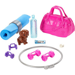 Barbie GRL Power Fitness Doll with Gym Bag and Equipment