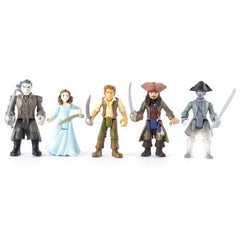 Pirates of the Carribean - 6037332 Salazar's Revenge Pack of 5 Figures - Maqio