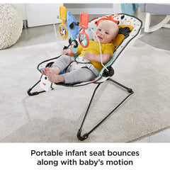 Fisher-Price Signature Style Baby's Bouncer with Removable Toys