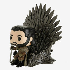 Funko Pop Deluxe Jon Snow Sitting On Iron Throne Character Collectible Figure