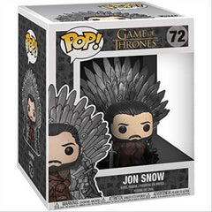 Funko Pop Deluxe Jon Snow Sitting On Iron Throne Character Collectible Figure