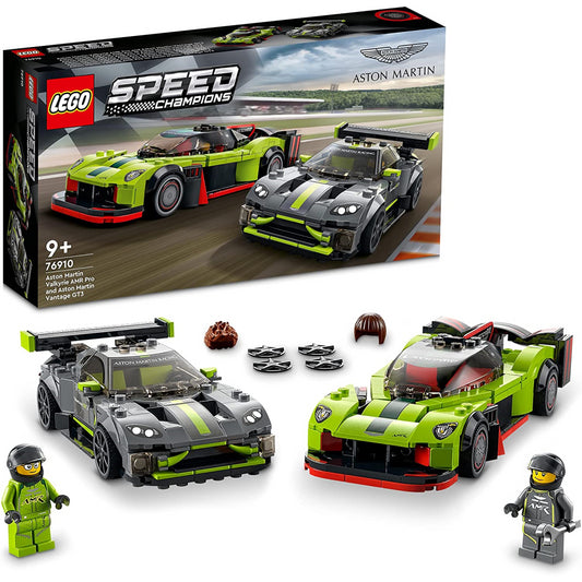 Lego Speed Champions Aston Martin Valkyrie AMR Pro & Vantage GT3 Race Cars 76910