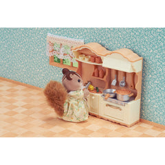 Sylvanian Families Furniture Kitchen Play Set - DOLLS NOT INCLUDED