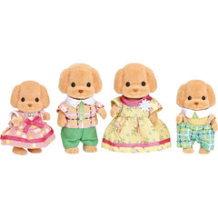 Sylvanian Families Toy Poodle Family of 4 Figures