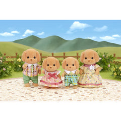 Sylvanian Families Toy Poodle Family of 4 Figures