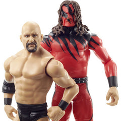 WWE Championship Showdown Stone Cold Steve Austin vs Kane 2 Pack Action Figures