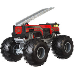 Monster Trucks Hot Wheels Fire 5 Alarm 1:24 Red Die-Cast Vehicle