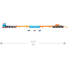 Hot Wheels Speedway Hauler Convertor Lorry with 3 Vehicles up to 2m Wide