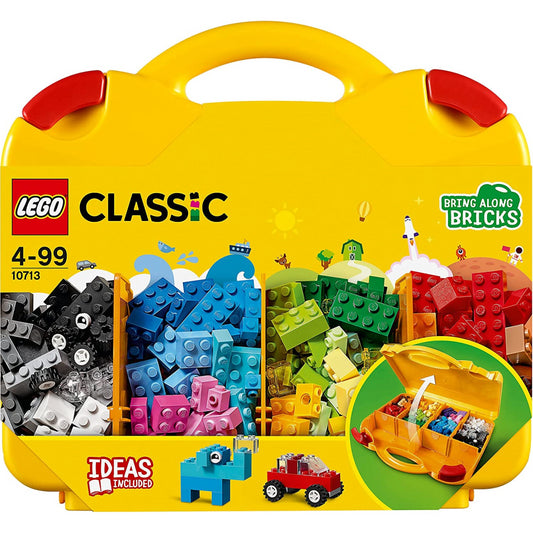 Lego Classic Creative Suitcase Toy Storage Case with Fun Building Bricks - 10713