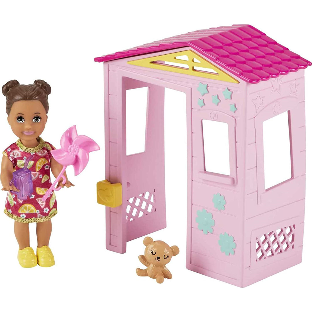 Barbie Skipper Babysitters small Pink Shed Bear Doll & Accessories – Maqio