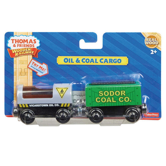 Thomas & Friends Y4505 Wooden Railway Diesel & Steamie Pack of 2 Toy - Maqio