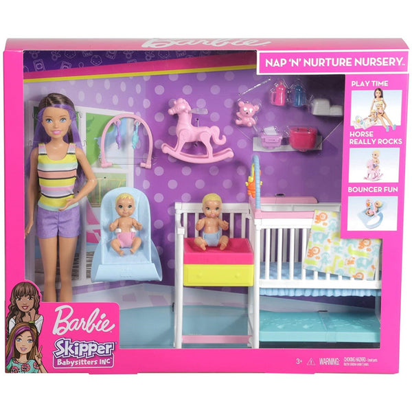 Barbie baby deals nursery set