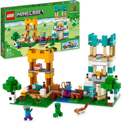 LEGO 21249 Minecraft 2 in 1 Playset Crafting Box 4.0 River Towers