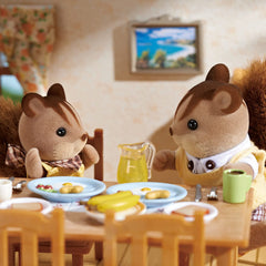 Sylvanian Families Walnut Squirrel Family of 4 Figures