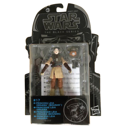 Star Wars, The Black Series, Princess Leia Organa (Boushh) #17 Action Figure, 3. - Maqio