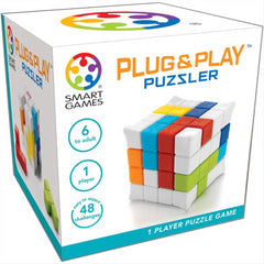 Smart Games Plug & Play Puzzler 1 Player Puzzle Game with 48 Challenges