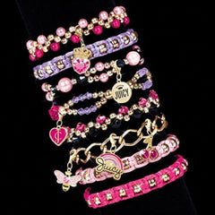 Make it real Juicy Couture Jewellery Box DIY Bracelets Crafts Creative Set Kids