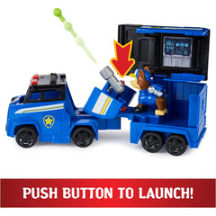 Paw Patrol Big Truck Pups Transforming Toy Truck with Action Figure - Chase