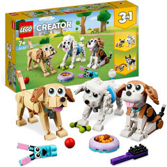 Lego 31137 Creator 3 in 1 Adorable Dogs Set with Dachshund Pug Poodle Figures