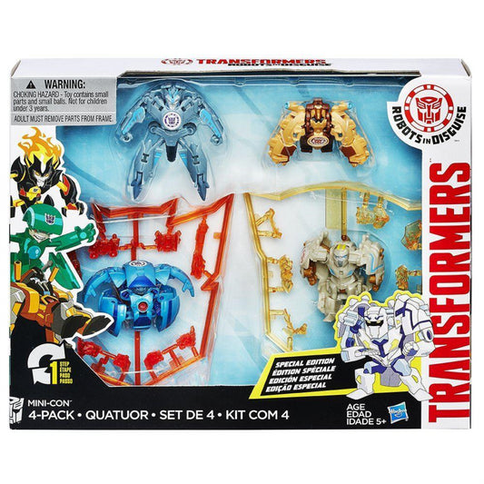 Transformers Robots in Disguise Mini-Con Figure 4 Pack - Maqio