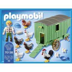 Playmobil 70138 Country Farm Chicken Coop Playset