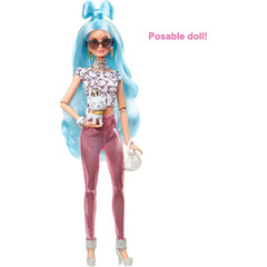 Barbie Extra Doll & Accessories Set with Pet Mix & Match Pieces for 30+ Looks