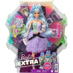 Barbie Extra Doll & Accessories Set with Pet Mix & Match Pieces for 30+ Looks