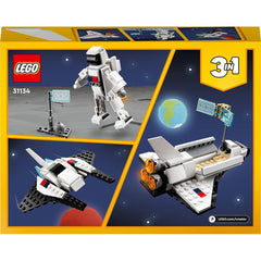 LEGO 31134 Creator 3 in 1 Space Shuttle Toy to Astronaut Figure