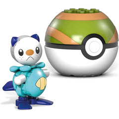 Mega Construx Pokemon Nest Poke Ball 22pc Building Set & Figure - Oshawott