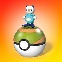 Mega Construx Pokemon Nest Poke Ball 22pc Building Set & Figure - Oshawott