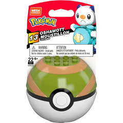 Mega Construx Pokemon Nest Poke Ball 22pc Building Set & Figure - Oshawott