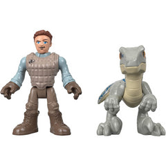 Jurassic World Owen & Blue Velociraptor Kids Action Figure