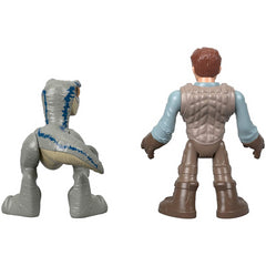 Jurassic World Owen & Blue Velociraptor Kids Action Figure