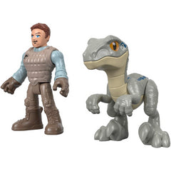 Jurassic World Owen & Blue Velociraptor Kids Action Figure