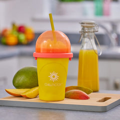 Chillfactor Home Made Squeeze Cup Slushy Maker - Mango Mania