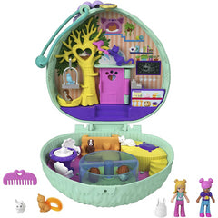 Polly Pocket World Hedgehog Cafe Compact Toy with Mini Figures