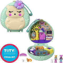 Polly Pocket World Hedgehog Cafe Compact Toy with Mini Figures