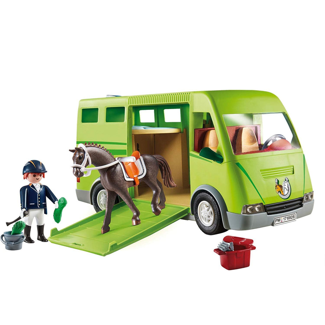 Playmobil 6928 Country Horse Box with Opening Side Door - Maqio