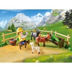 Playmobil 70255 Heidi Peter's Goat Stable Playset