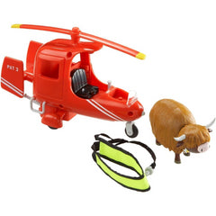 Postman Pat Helicopter Special Delivery Vehicle and Daisy Cow Figure