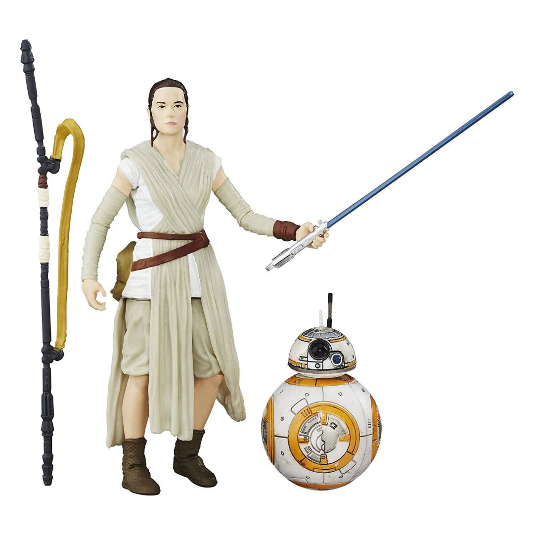 Star Wars B3836 The Black Series 6-Inch Rey (Jakku) and BB-8 - Maqio