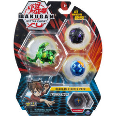 Bakugan Battle Planet Starter 3 Pack Action Figure Set - Trunkanious