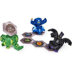 Bakugan Battle Planet Starter 3 Pack Action Figure Set - Trunkanious